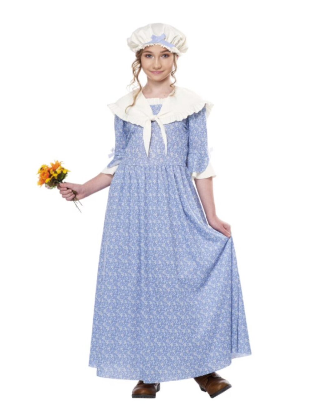 New  California Costumes Colonial Village Girl Costume - Child Size XL 12/14